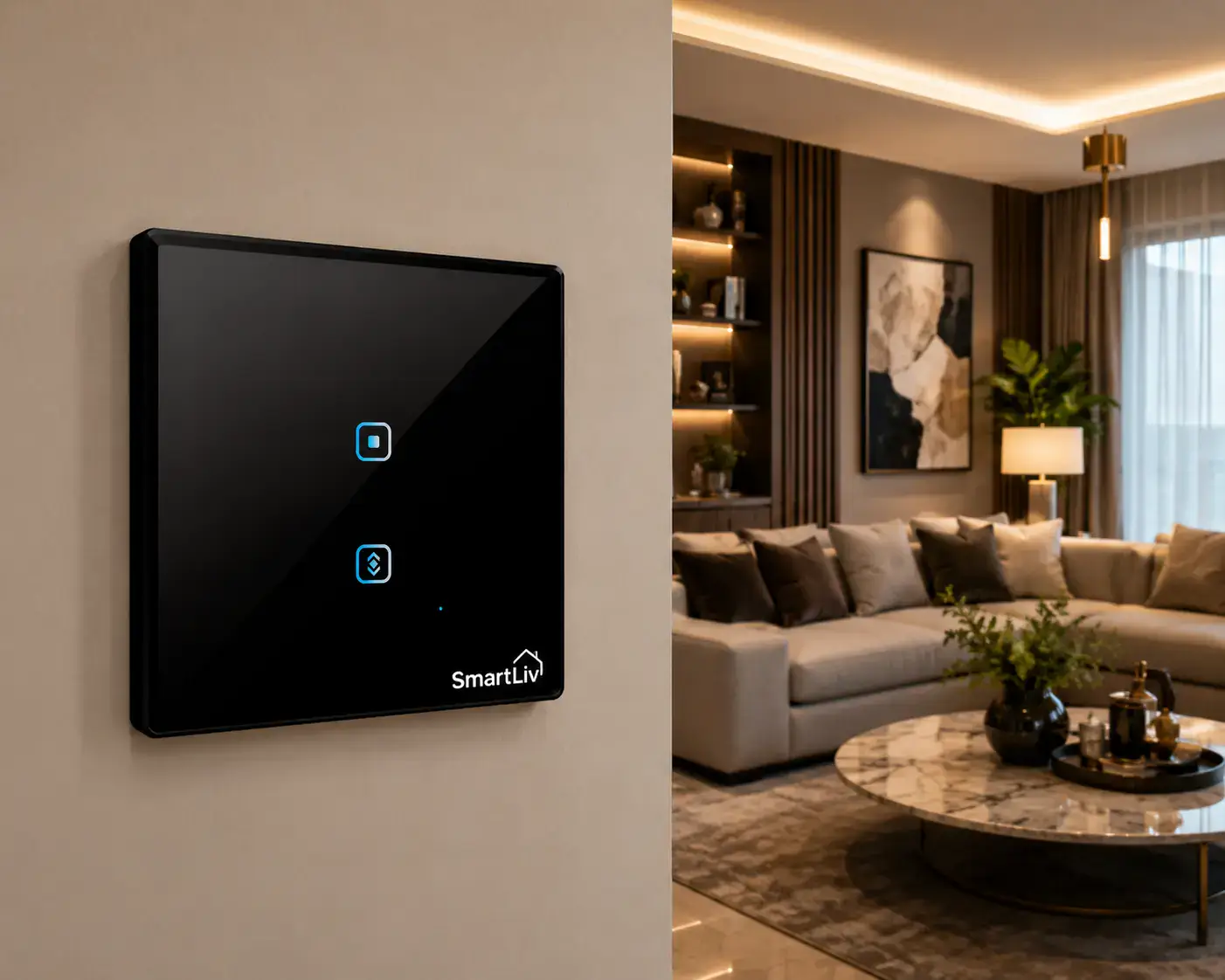 1-Gang Touch Switch view 1