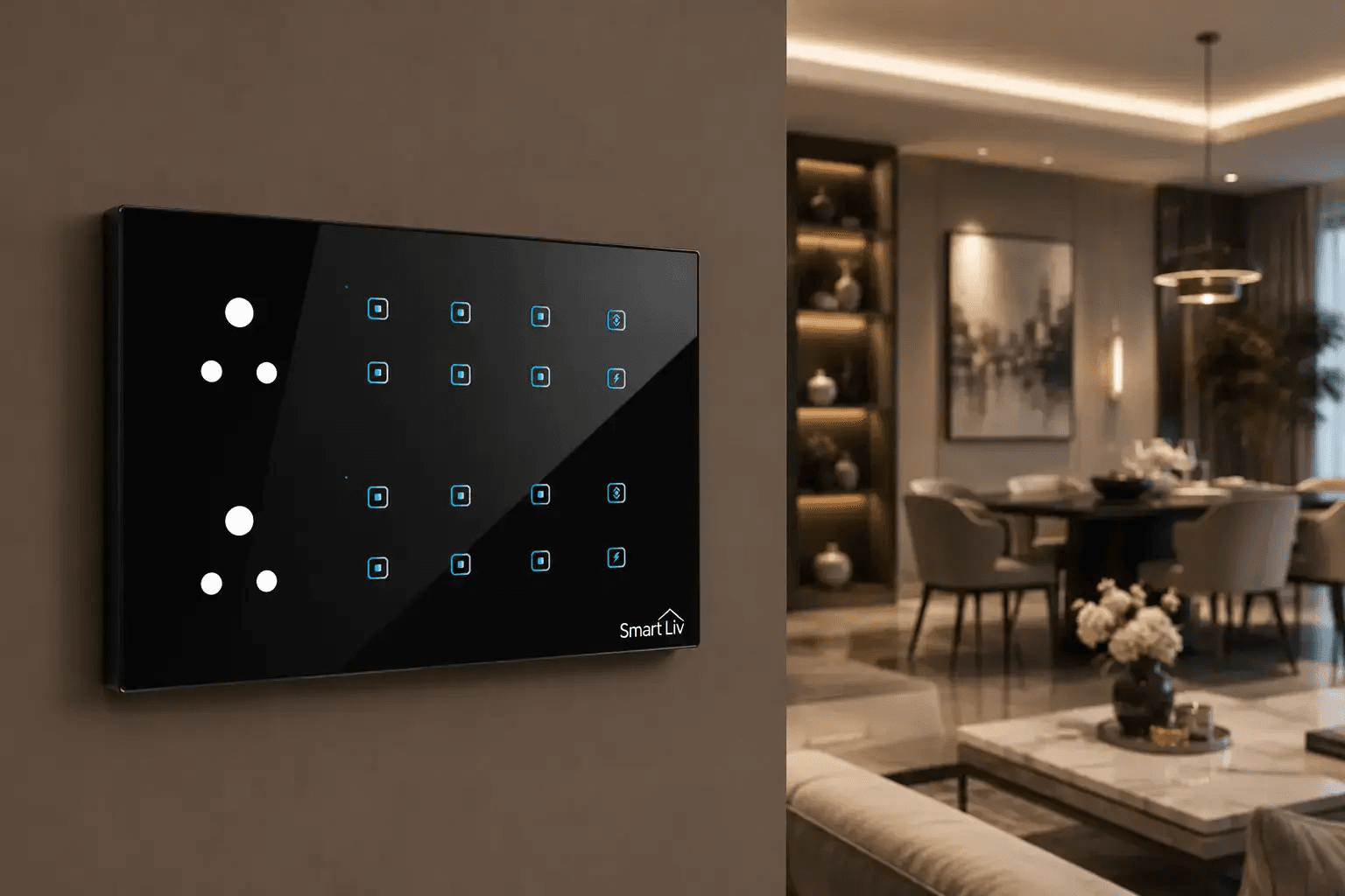 2-Gang Touch Switch view 1