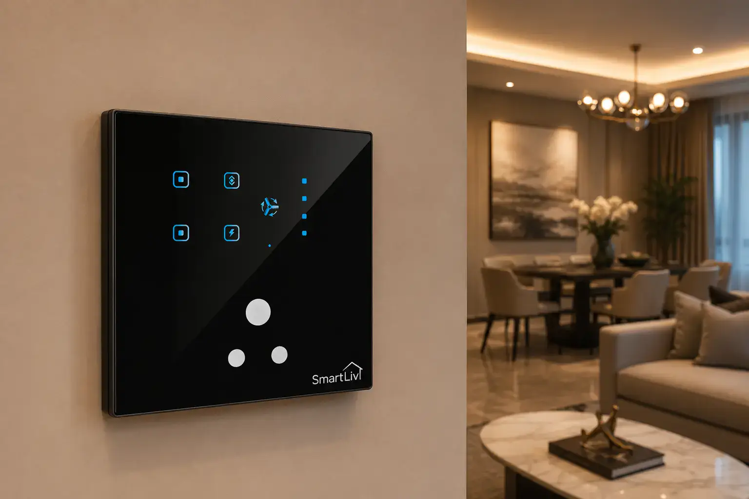 5-Gang Touch Switch view 1