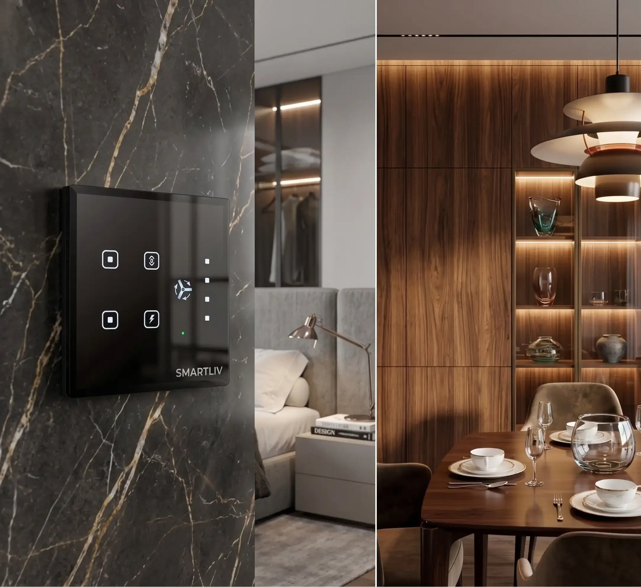 6-Gang Touch Switch - SmartLiv premium smart home product