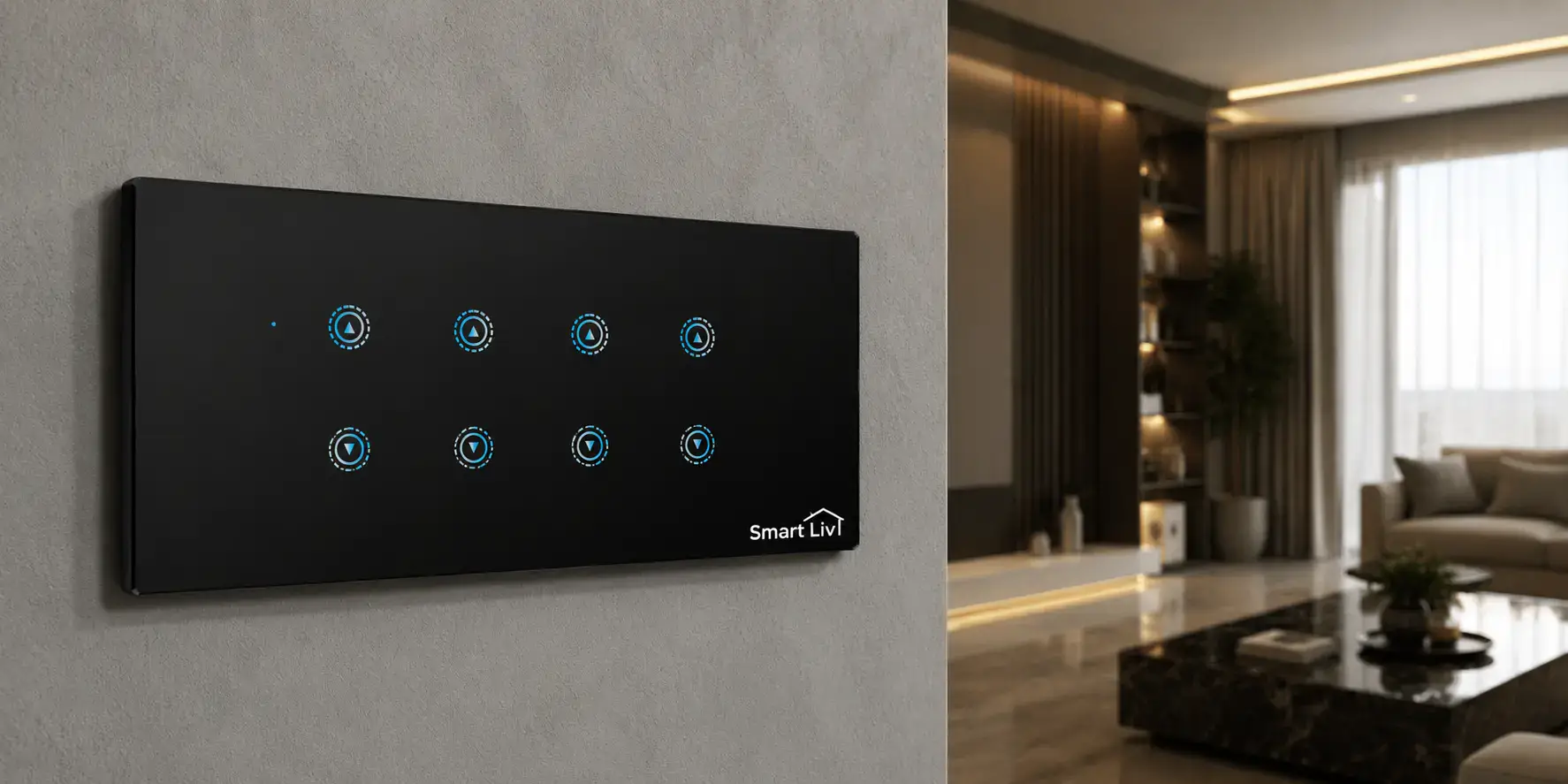 6 Zone Dimmer - SmartLiv premium smart home product
