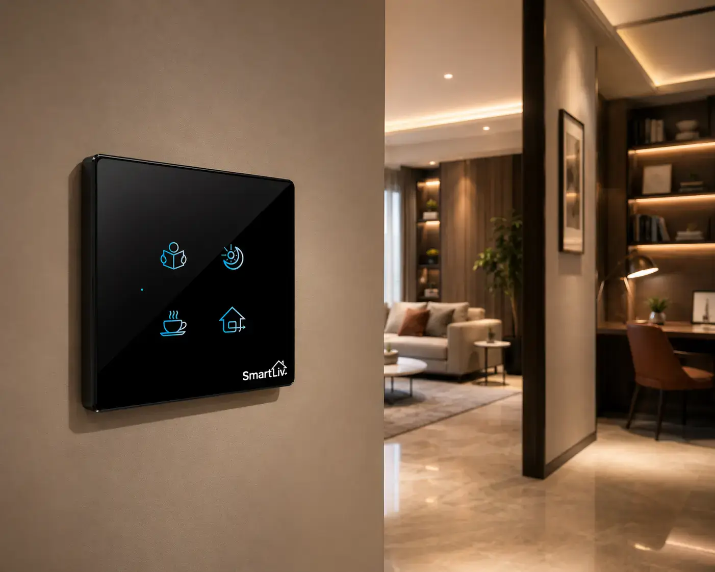 Custom Icon Scene Controller - SmartLiv premium smart home product