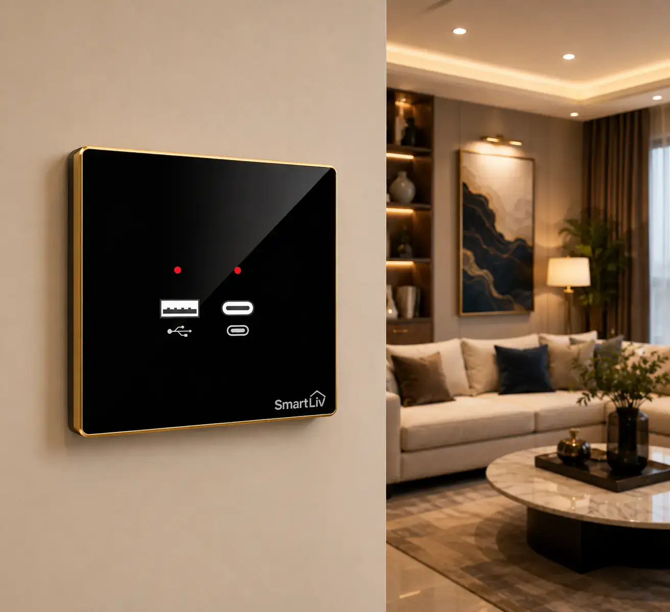 USB Charging Module - SmartLiv premium smart home product