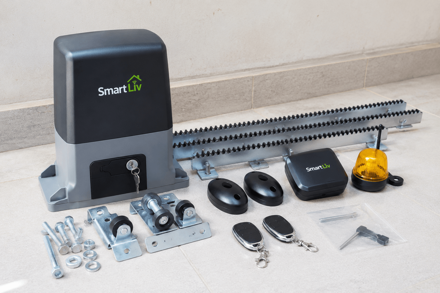 Sliding Gate Automation Kit - Black colour