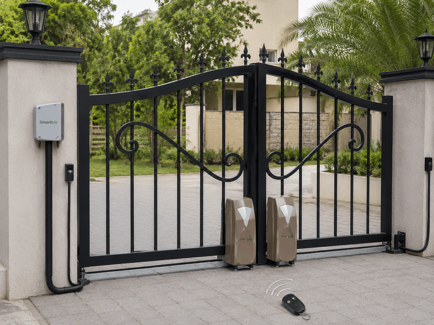 Swing Gate Roller Motor - Black colour