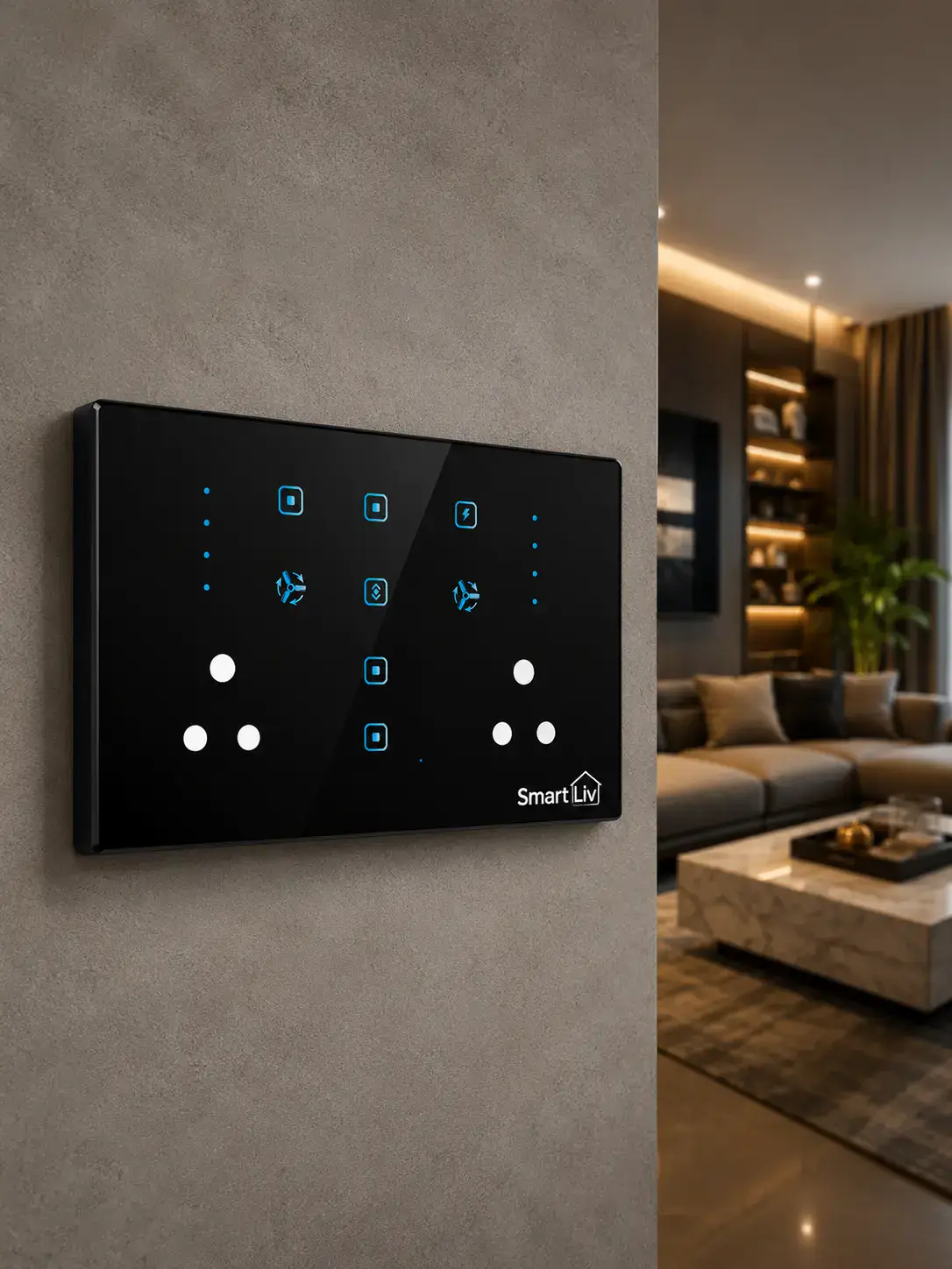 16 Button Scene Switch - black colour